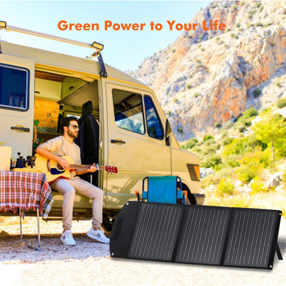 110W Portable Solar Panel Waterproof IP65 Foldable Solar Panel Kit for Outdoor