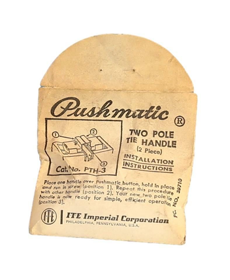 PTH-3 Handle Tie for ITE Pushmatic Circuit Breakers (2) in Pack