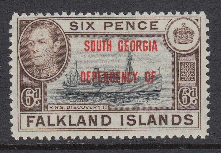Falkland Islands Dependencies, Scott 3L6 (SG B6), MLH