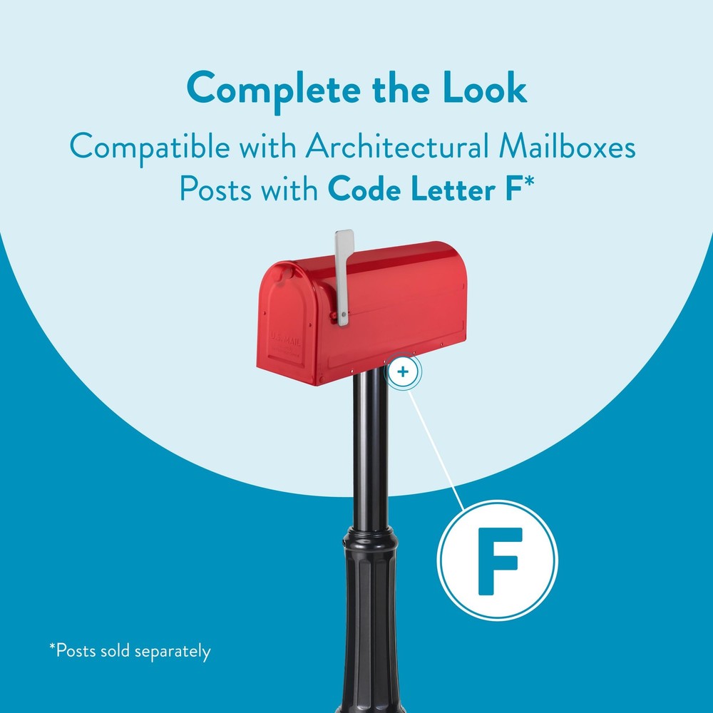 Xes 7600r Mb1 Mailbox Medium Red