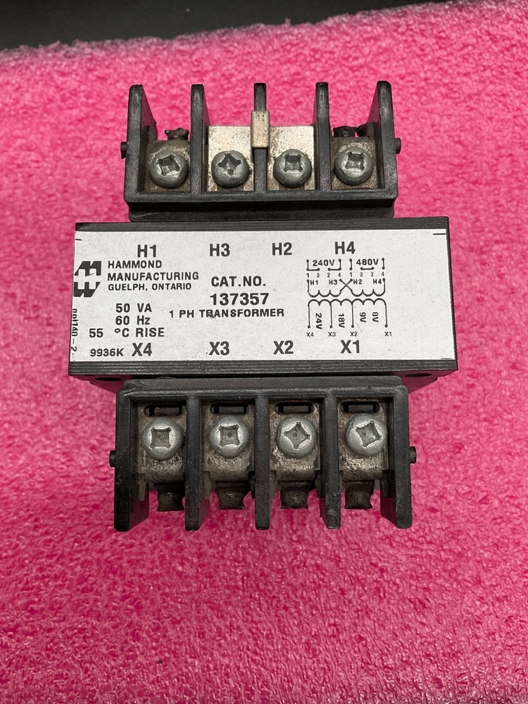 HAMMOND 137357 Control Transformer USED