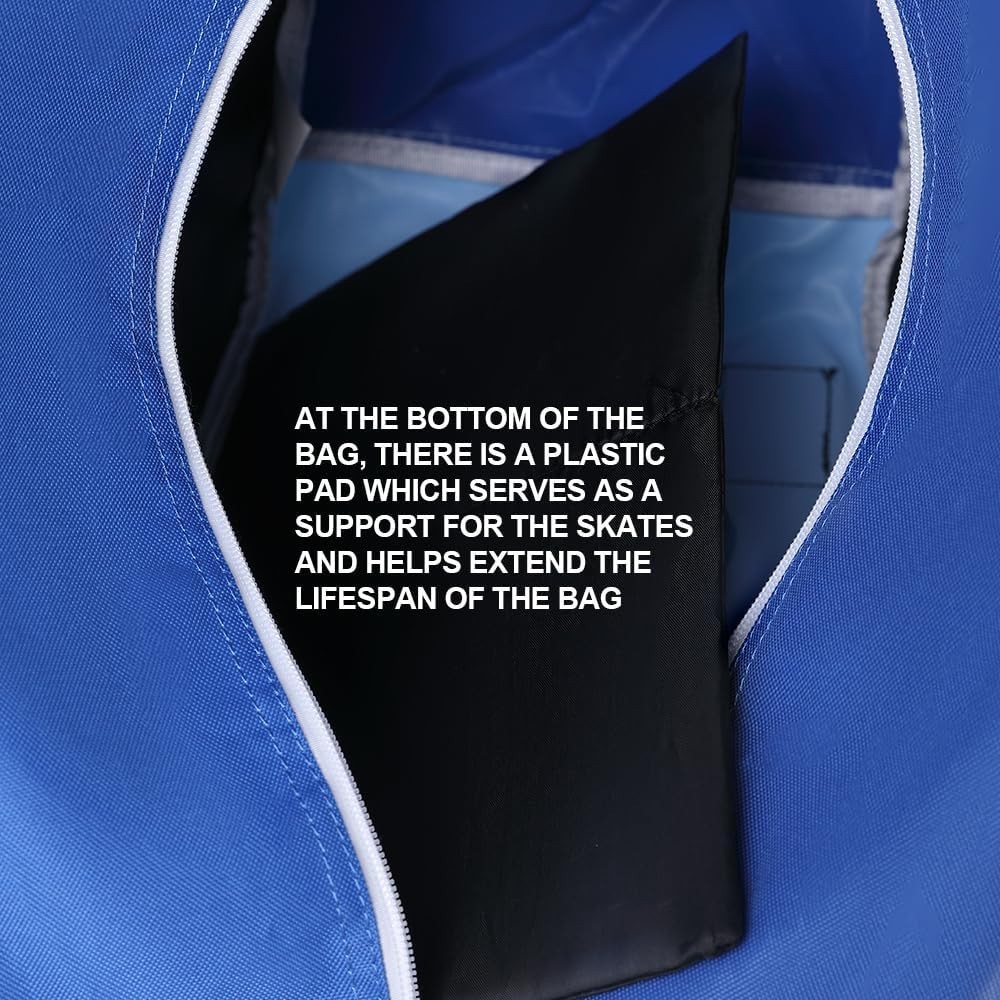 Compact Waterproof Skate Bag with 3 Pockets – Adjustable for Convenient Carrying