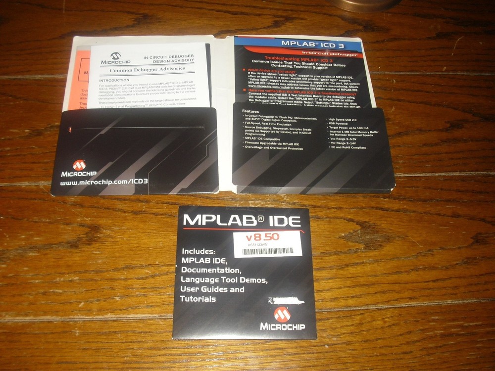 MicroChip MPLAB IDE v8.50 Software Installation CD