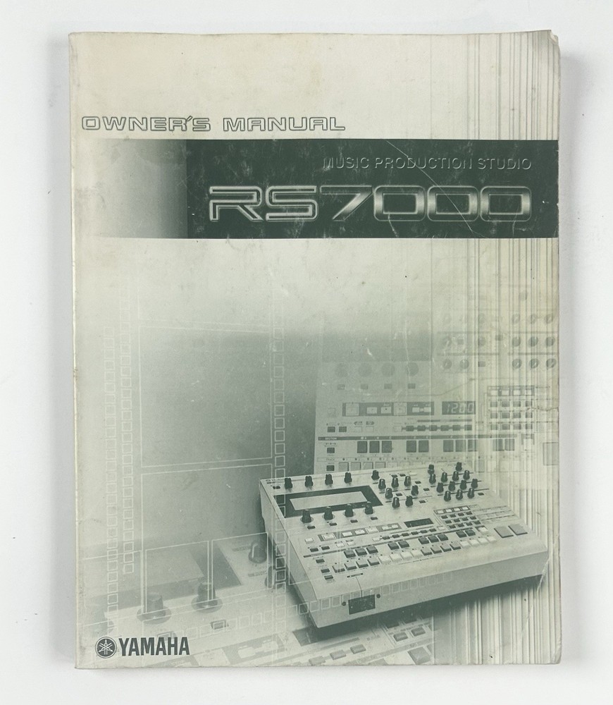 YAMAHA RS7000 Drum Machine Sequencer Sampler GrooveBox (Read Description)