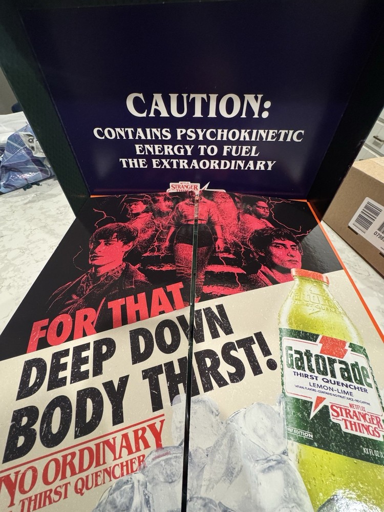 Gatorade X Stranger Things Upside Down Capsule Limited Edition Size Large