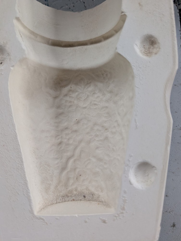Rose Vase Vintage Slip Casting Ceramic Mold