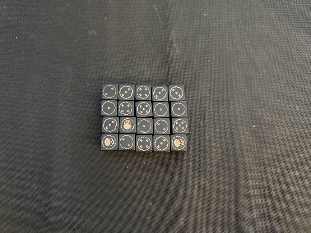 Games Workshop store founding dice