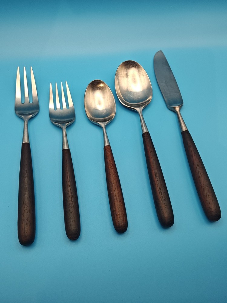Lauffer Towle Palisander Vintage Flatware Place Setting MCM 5 pc.