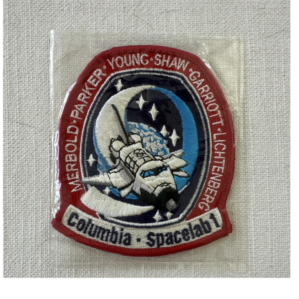 Space Shuttle Columbia Spacelab NASA Patch Merbold Parker Young Shaw