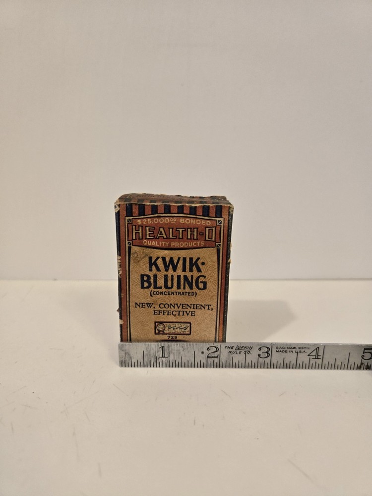 Vintage Health-o Kwik Bluing Box