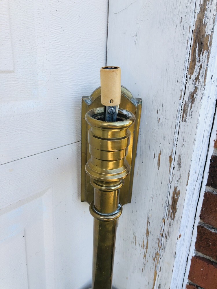 Vintage CHAPMAN Brass Lamp Wall Sconce