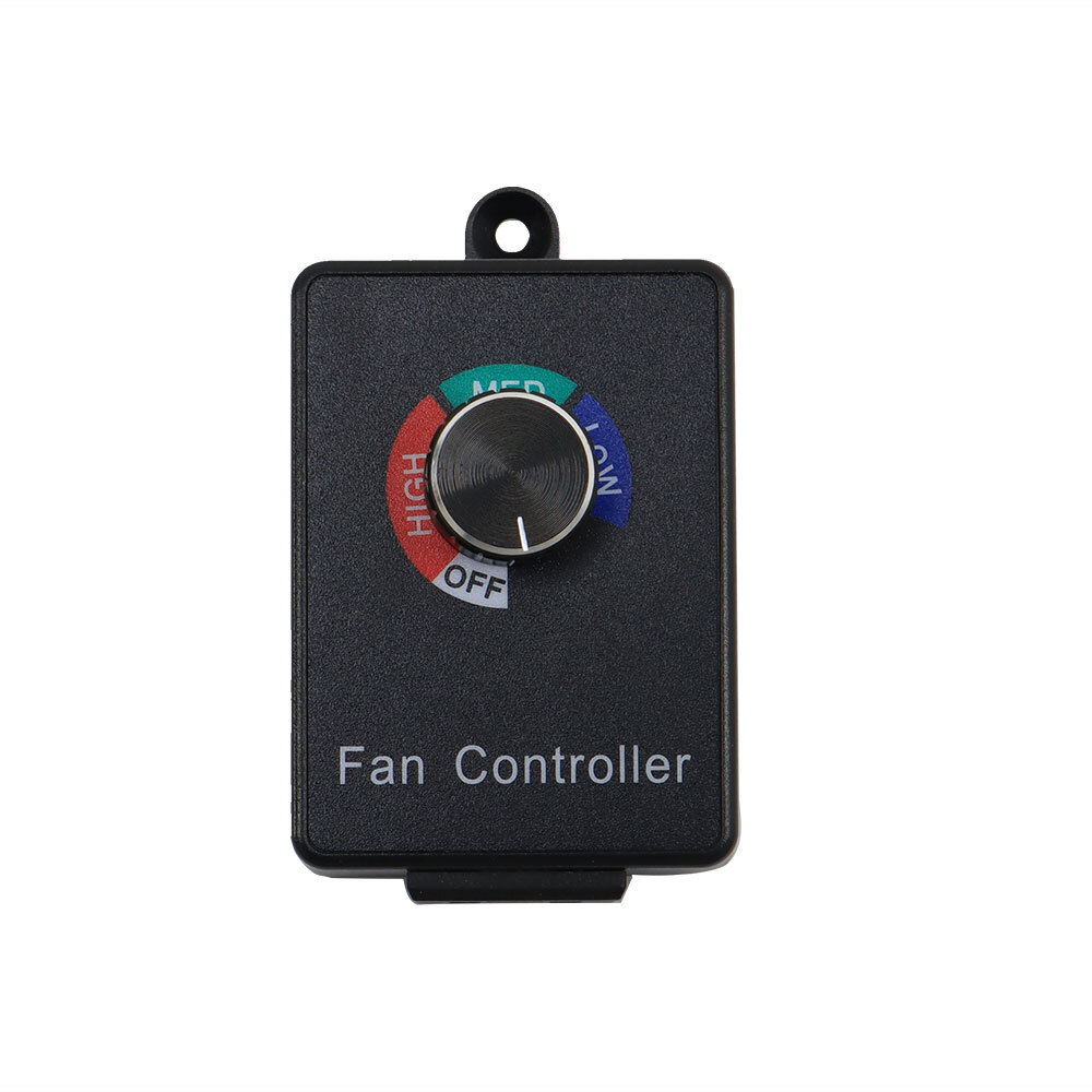 12" Wall Mounted Shutter Exhaust Fan 940CFM Aluminum High Speed With Controller