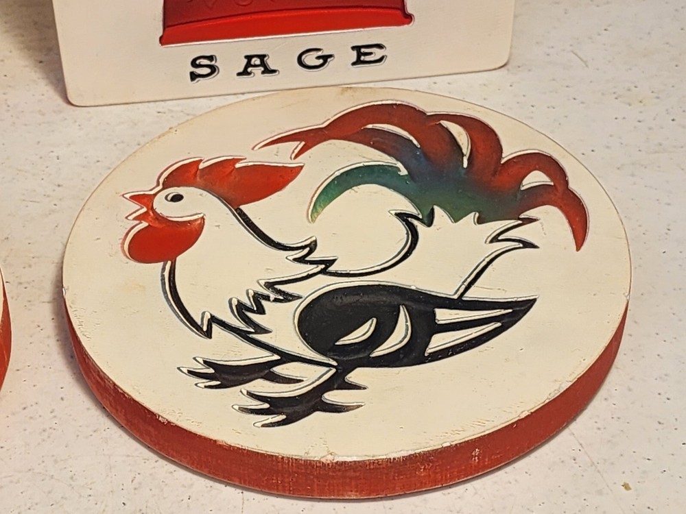 Vintage Pottery Kitchen Wall Art