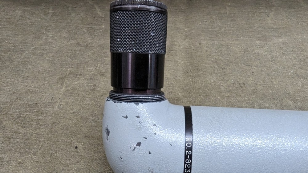 Unertl 90 degree right angle spotting scope, 24x