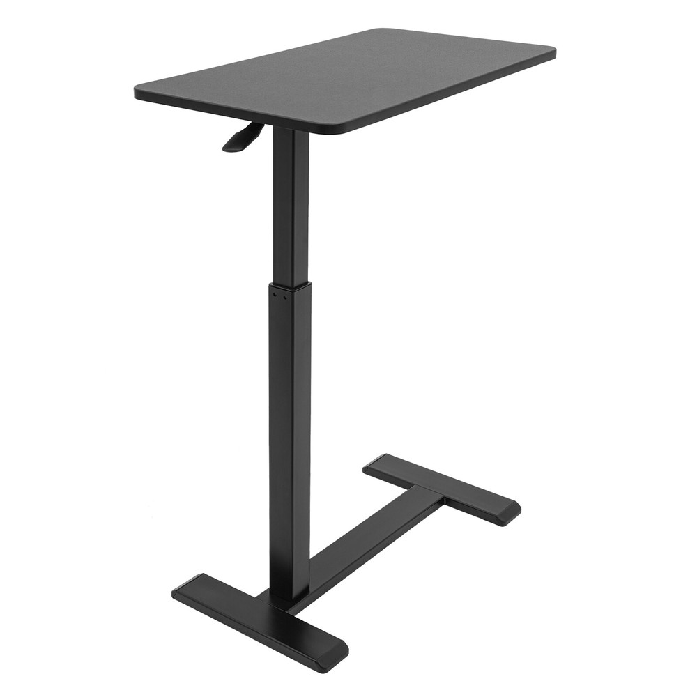 Mobile Pneumatic Adjust Height Overbed Bedside Coffee Table Sofa Side Table