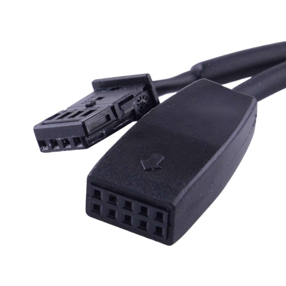 Black AUX IN Interface Adapter Cable Fit for BMW 3 Series E46 2002-2006