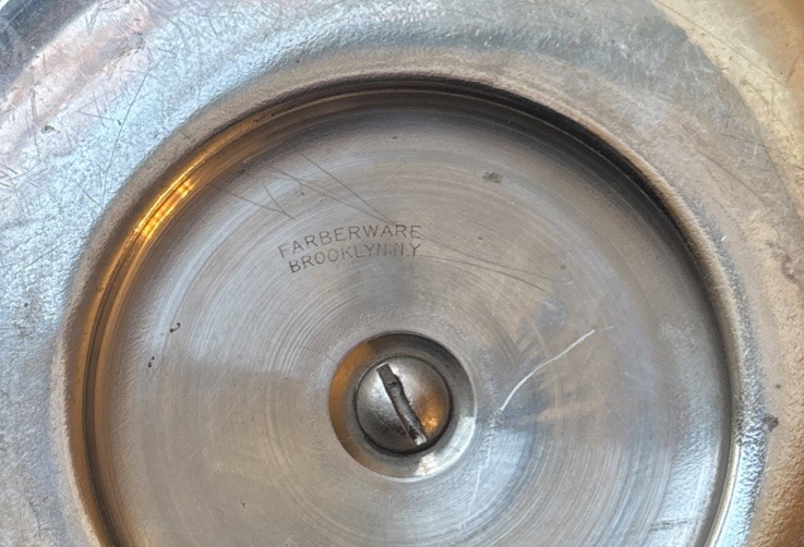 Farberware Silver-Tone Metal Round Nutcracker & Picks With Nut Dish