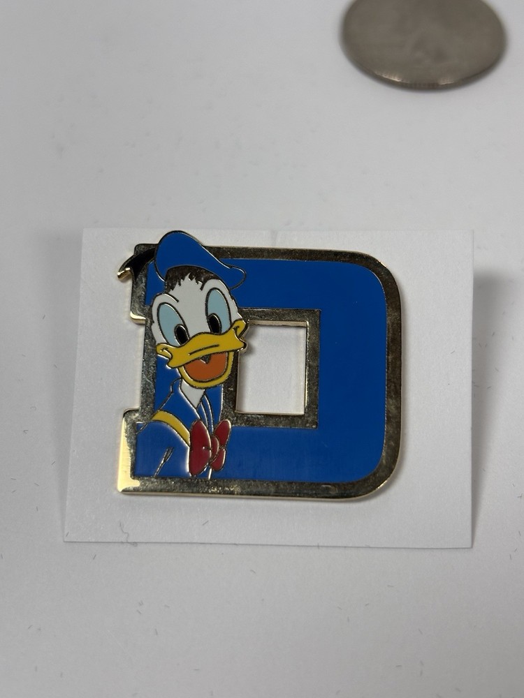 Disney D Is For Donald Duck Pin