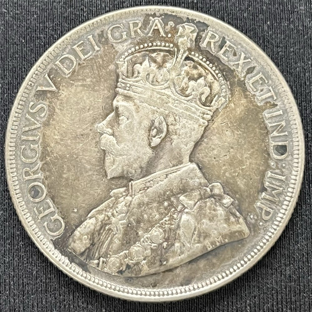 Cleaned 1936 Canada Silver Dollar