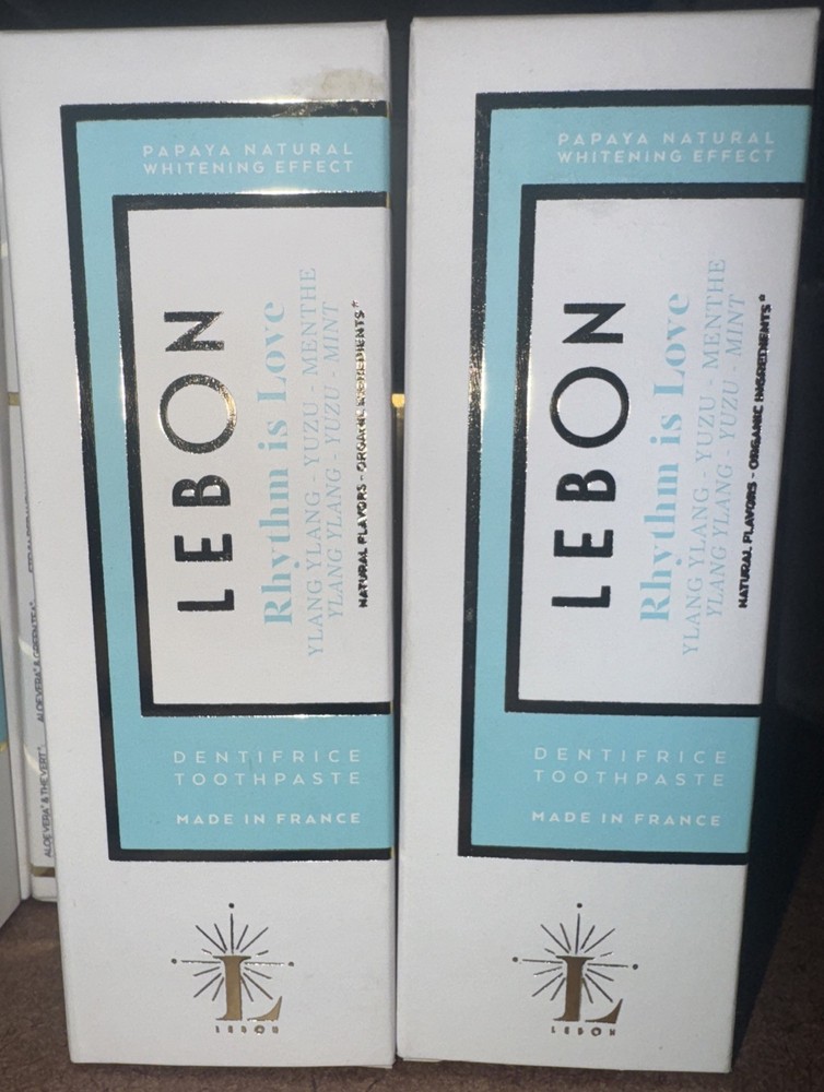 2 PACK LEBON Toothpaste Rhythm Is LOVe 25/ML