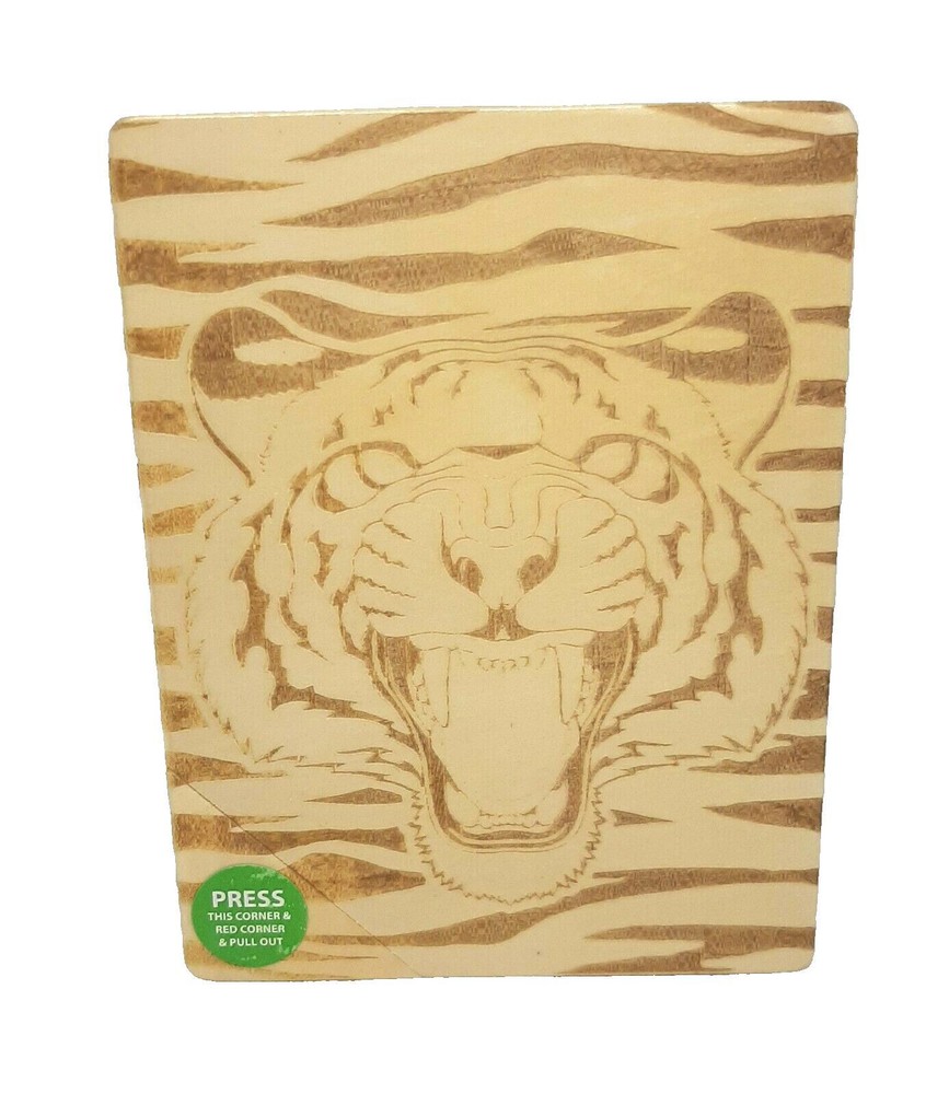 Smokezilla Wood Magic Box Tiger Design Smoking Accessories Box