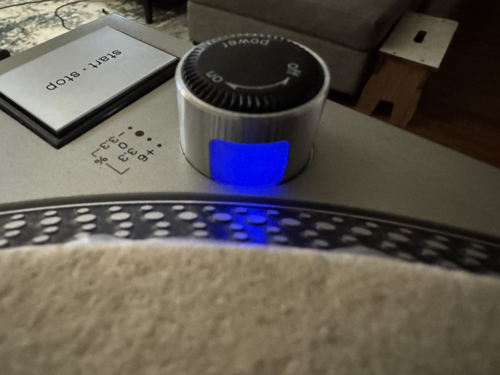 OEM Technics SL-1200 M3D power switch, start/stop, & speed selection, READ!!!