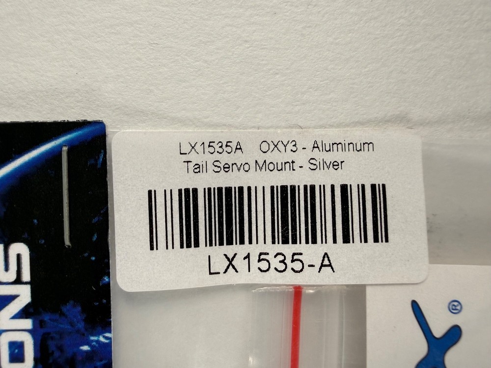 OXY HELI OXY 3 ALUMINUM TAIL SERVO MOUNT SILVER LX1535-A
