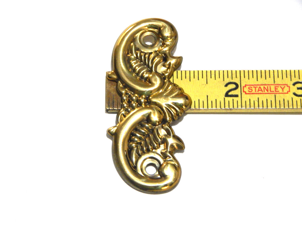 Victorian Brass Drawer Pull For Dresser Chest Vanity