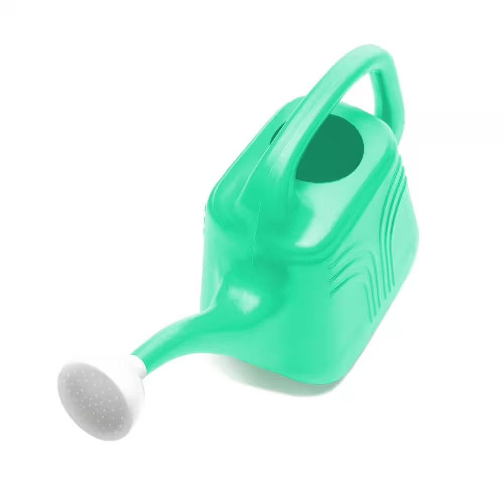 Classic 2 Gal. Mint Green Plastic Watering Can