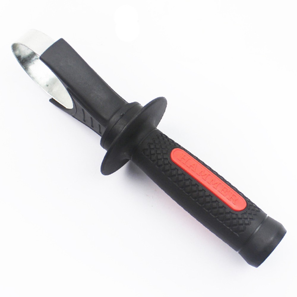 Hammer Drill Handle Non slip Thickened iron ring Removable Adjustable Practical