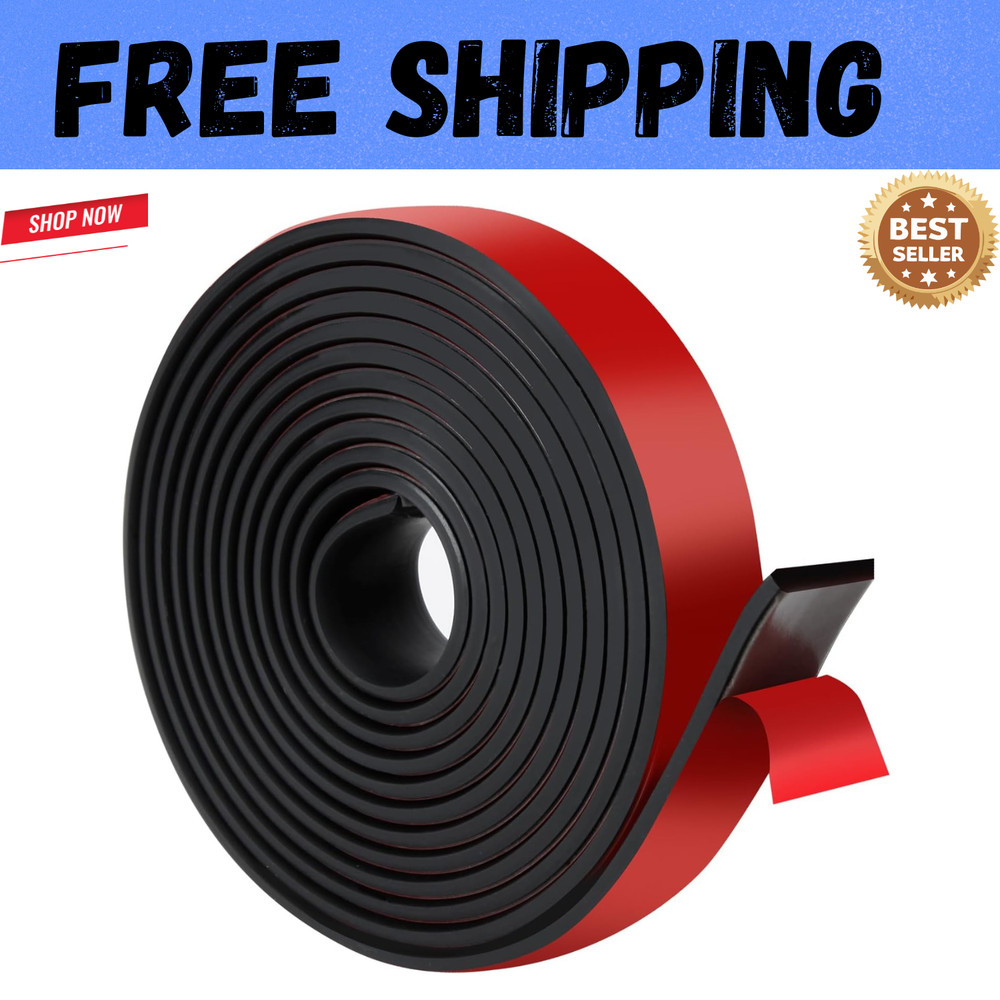 Adhesive Rubber Strips with Adhesive Backing Self Stick Neoprene Solid Rubber.