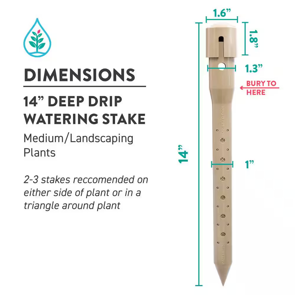 14 In. Watering Stake (3-Pack)