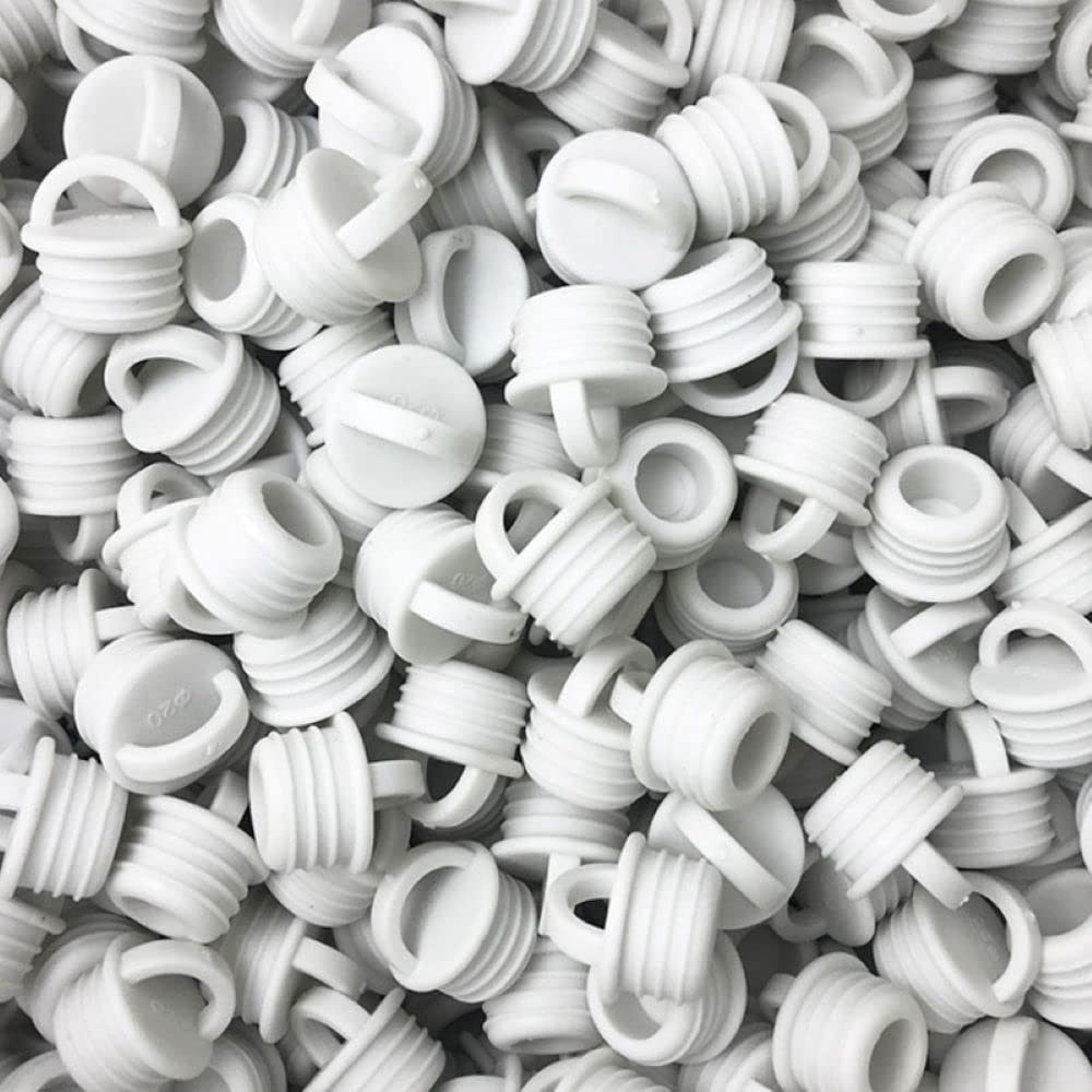 5 Pack Mop Bucket Drain Plug Replacement Sink Hole Stopper with Grips End Cap...