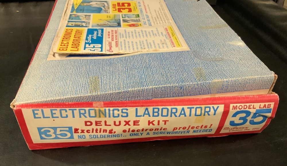 Vintage Superex Electronics Laboratory 35 Exciting Electronic Projects! RARE SEE