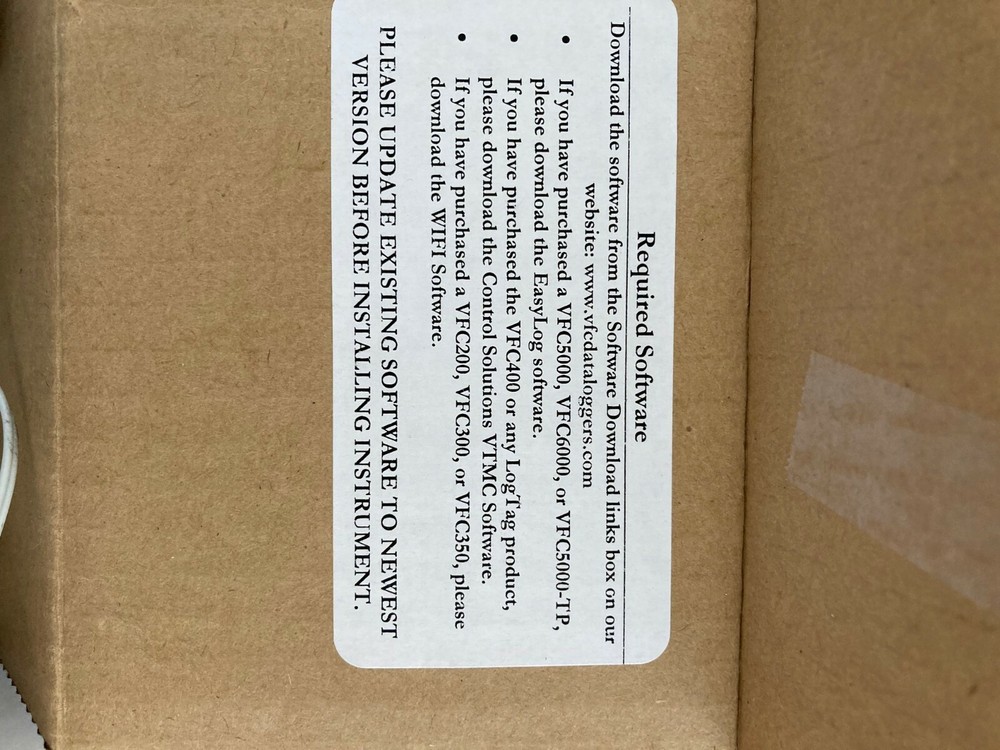 VFC data logger-VFC400 temperature monitor 