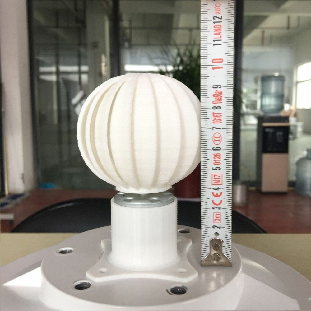3D Printing Vertical Axis Wind Turbine Windmill Model Lighting Effects DIY
