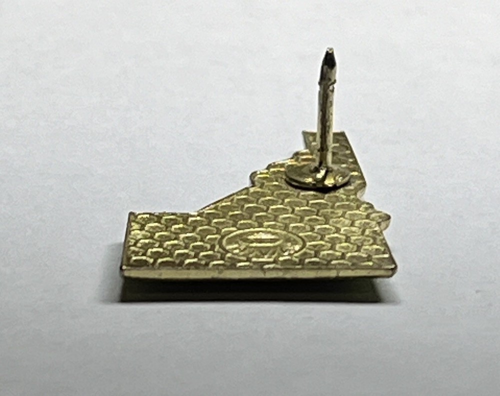 Idaho Lapel Pin State Shaped Souvenir Gem State
