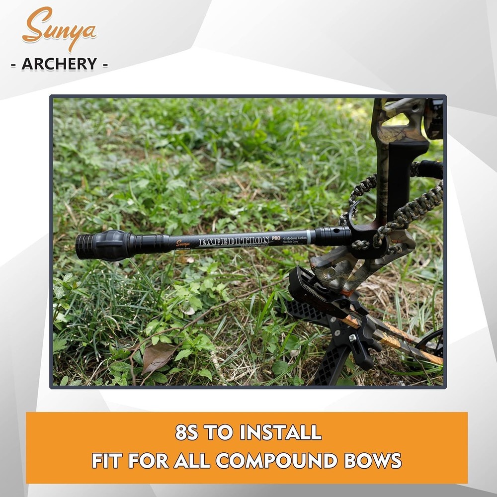 Flexible Core Carbon Fiber Bow Stabilizer 10"=