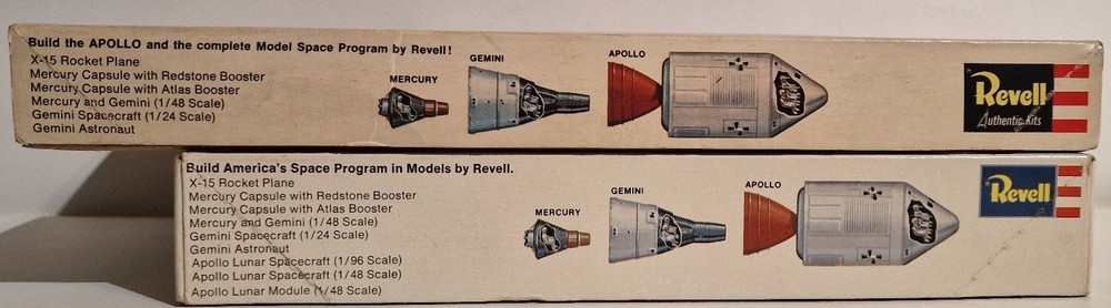 Astronaut in Space & Apollo Spacecraft model kits