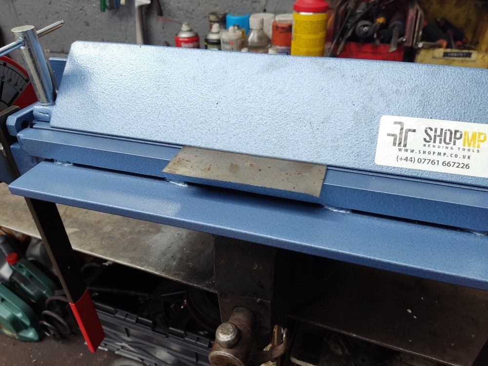 Sheet metal folder 300/2mm, 12in / 2mm, metal bender + angular scale + limiter