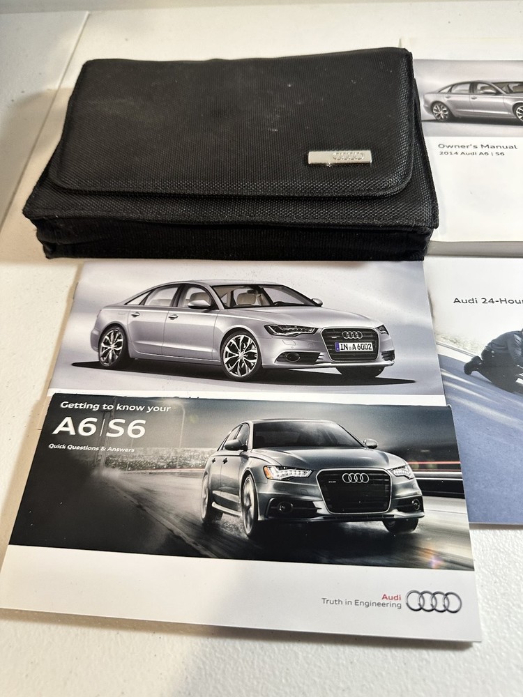 2014 Audi A6 S6 Owner's Manual Set