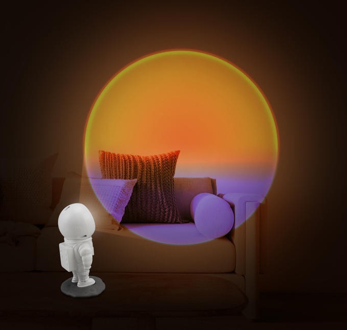Astronaut Sunset Lamp USB Night Light