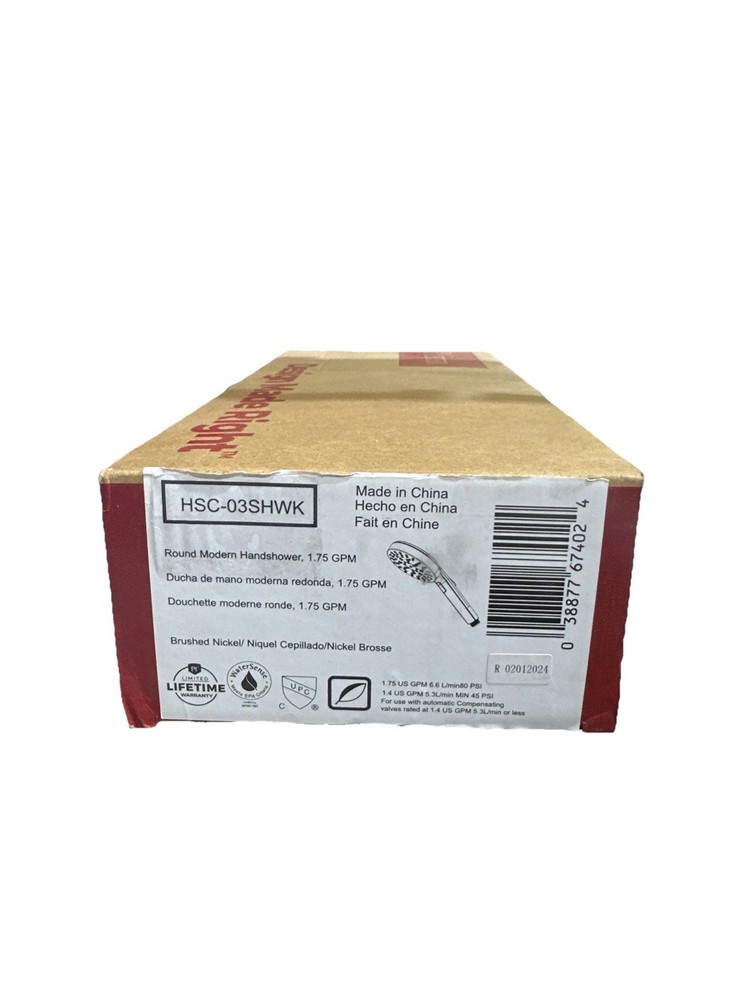 Pfister Multi Function Hand Shower HSC-03SHWK