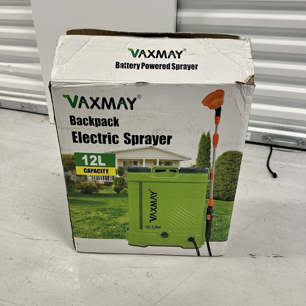 VAXMAY Battery Powered Backpack Sprayer 4.2 Gallon 80 PSI