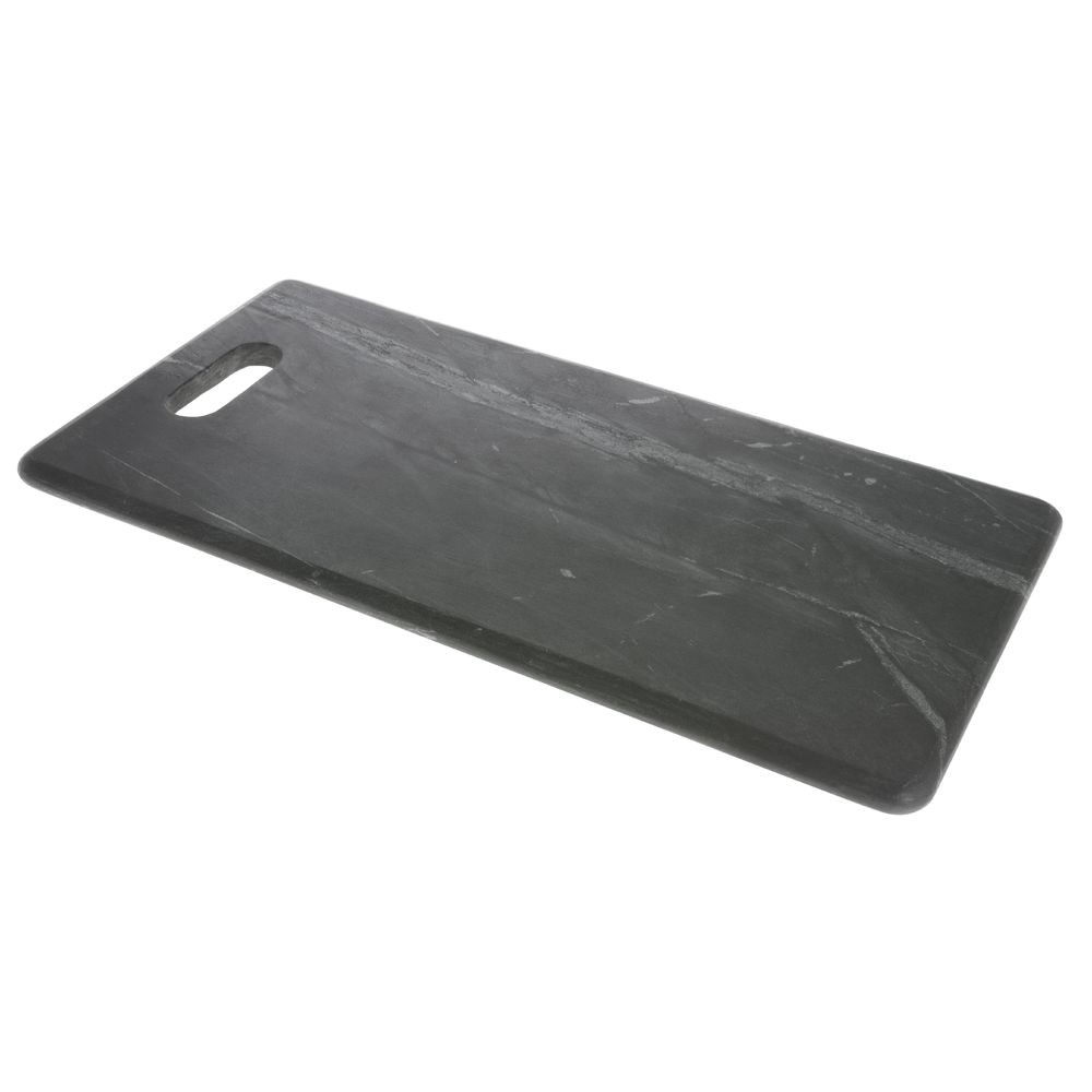 Marble Serving Board Black - 18"L x 9"W x 1/2"H