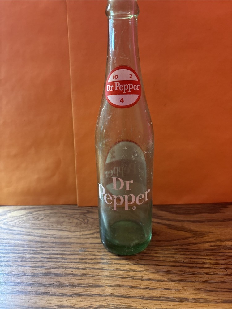 Vintage Dr Pepper Bottle 10 2 4