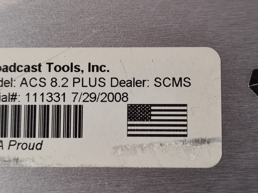 ACS 8.2 PLUS Audio Control Switcher Broadcast Tools