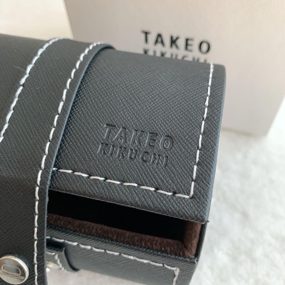 TAKEOKIKUCHI Tie Navy Silk 100 Boxes