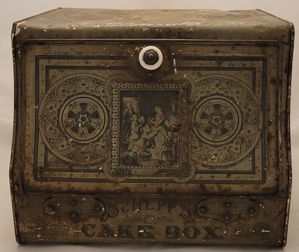 Antique Schepp's Cake Box