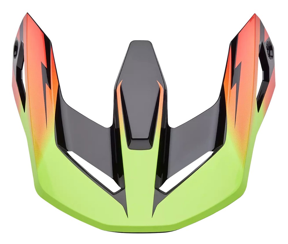 Fox Racing V1 Statk Helmet Visor/Peak Multicolor